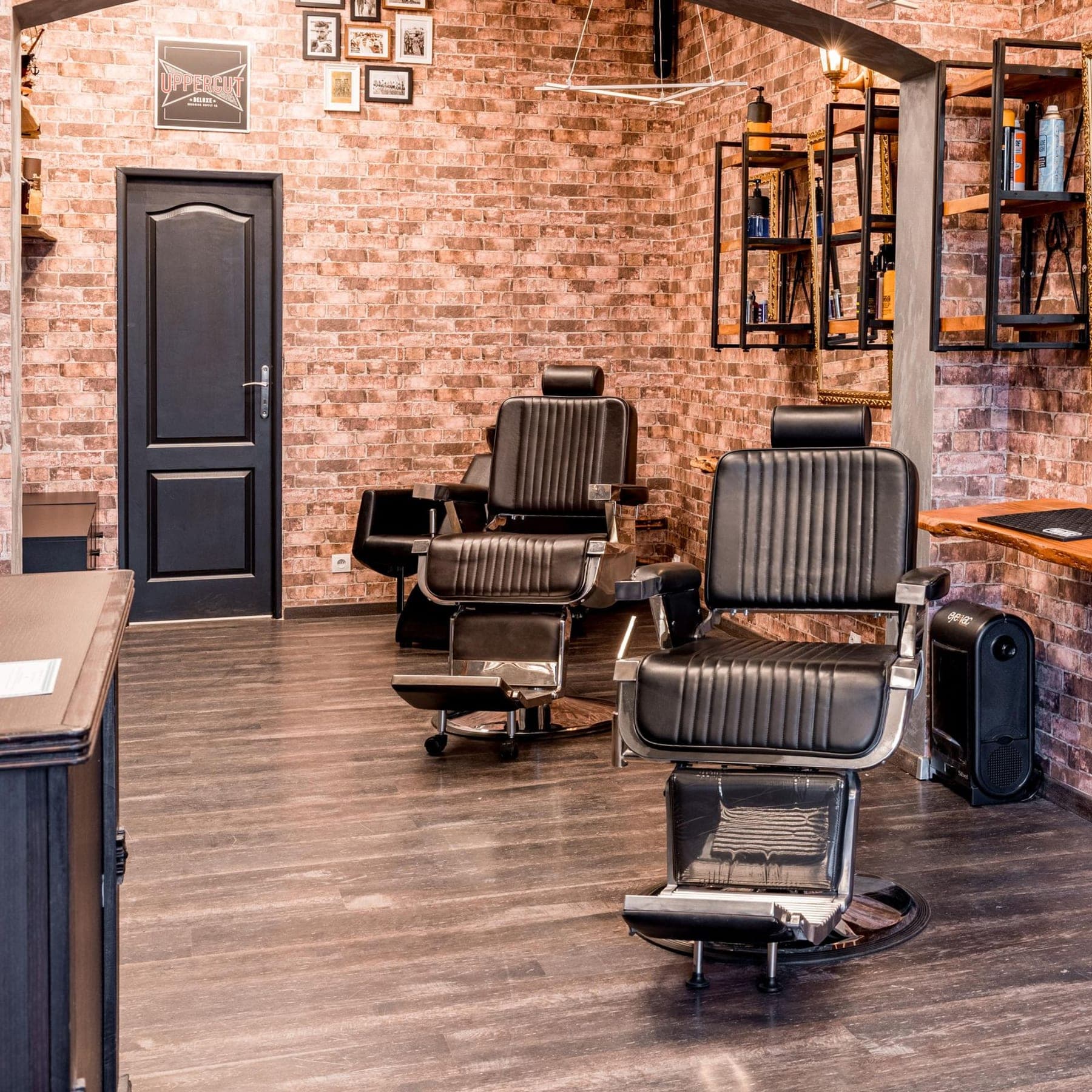 The front of Barberiko, looking in